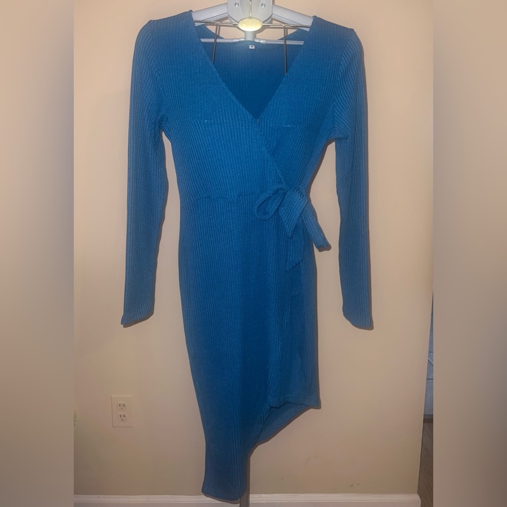 Sweater Wrap dress